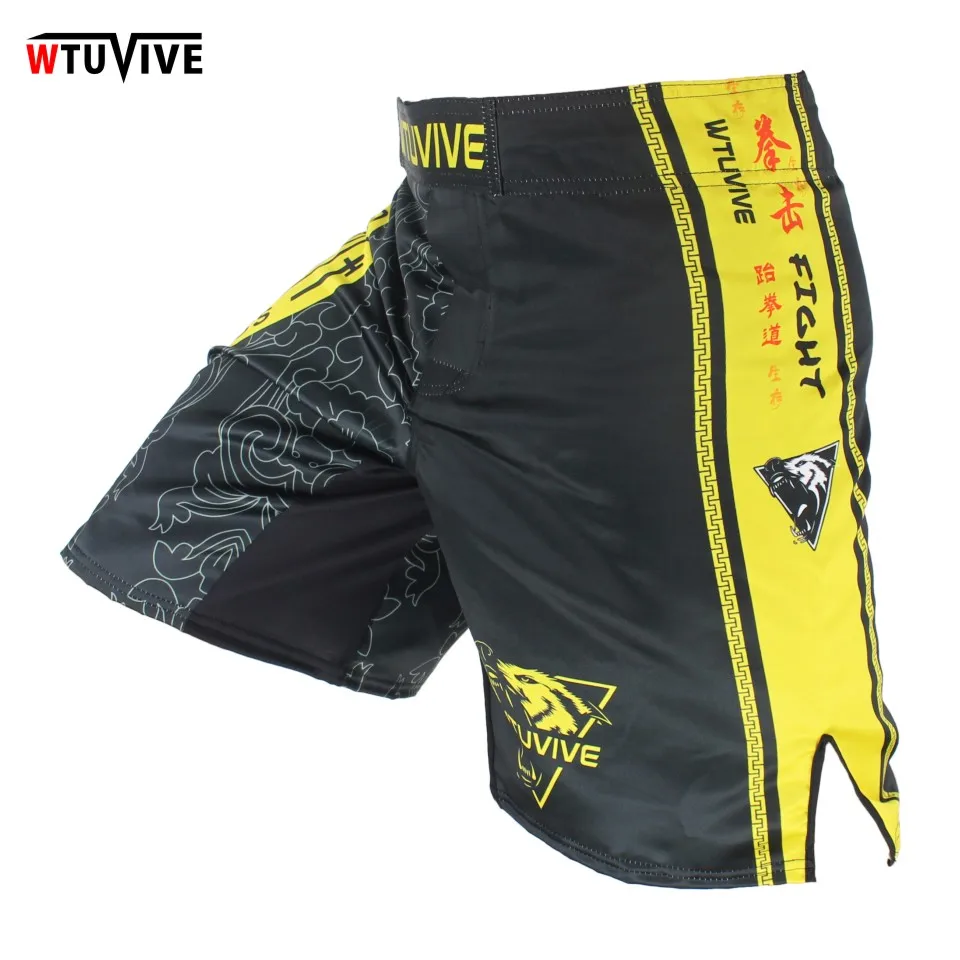 MMA Fight Shorts Men boxing Practice Training Gel Fight Shorts MMA