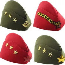 Новая Матросская шляпа квадратный танец представление парусиновая лодка шляпа военный фанат стюардесса лодка шапка, сезон осень-зима пять цепочка со звездами берет русский