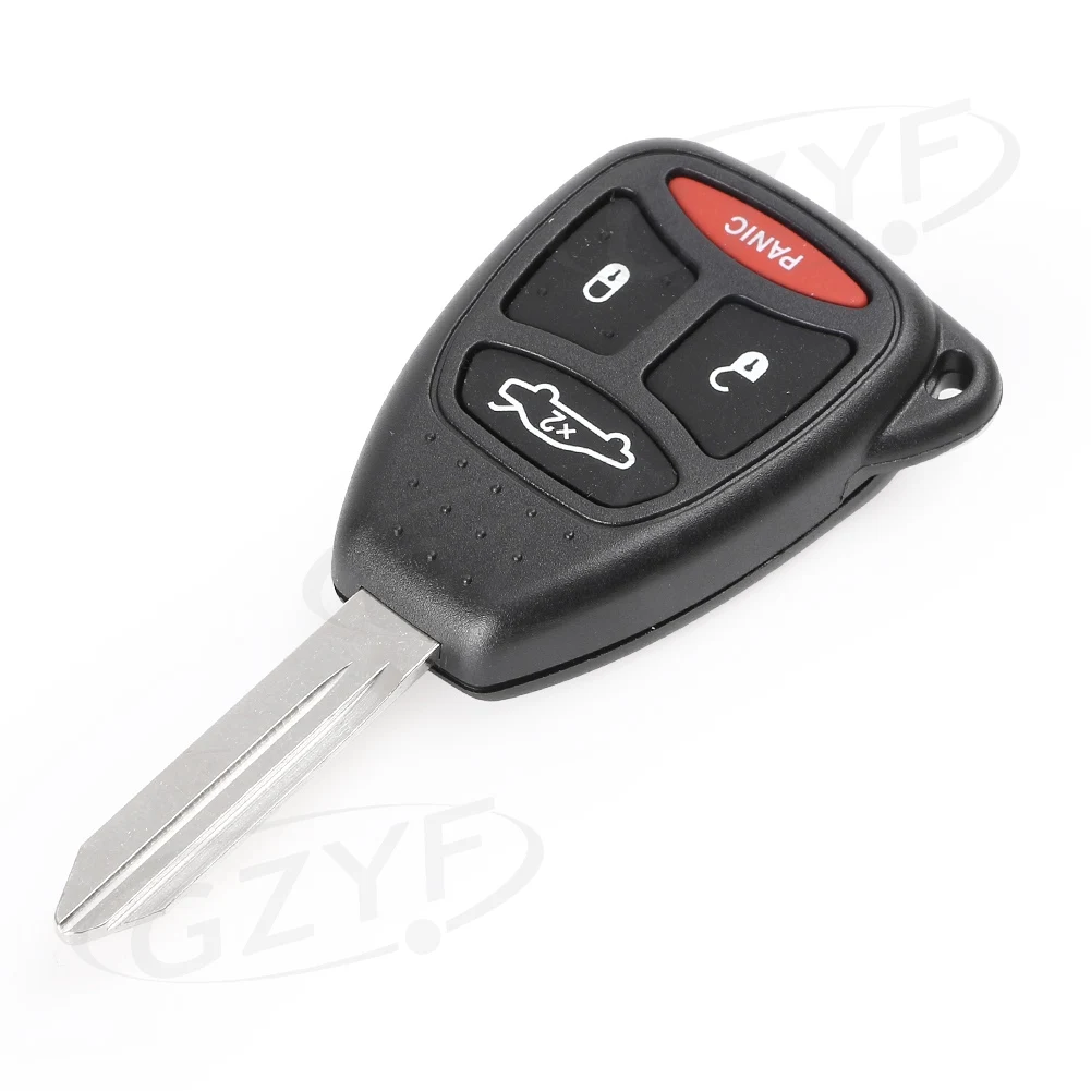 4 Button Remote Car Key Shell Case for 2008 Dodge Ram 1500 Replacement Fob Case