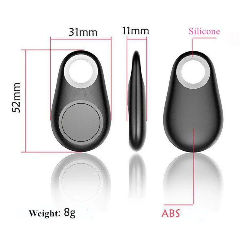 Smart Finder Key Wireless Bluetooth-Compatible Tracker Anti Lost Alarm Smart Tag Child Bag Pet Locator Itag Tracker for iPhone