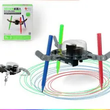 Весело 3-в-" сделай сам", ручка для каракулей, роботы Технология образование сборки небольшие изобретения Детские обучающие игрушки