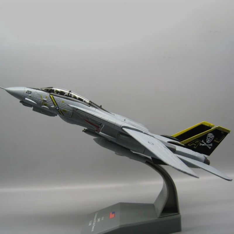 1/100 военная модель игрушки F14 Tomcat F-14A/B AJ200 VF-84 истребитель ВМС США ВВС литой металлический самолет модель игрушка