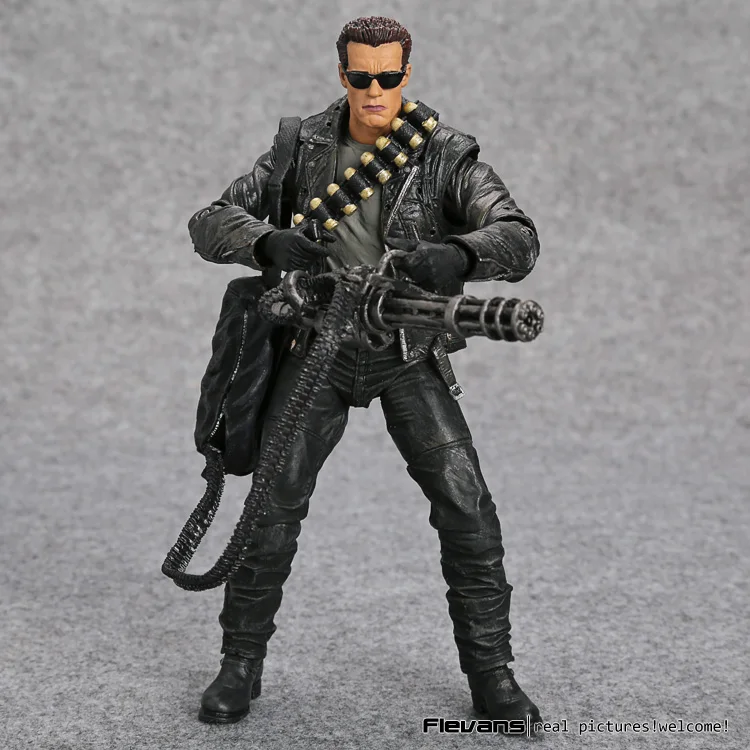 NECA Terminator 2: Судный день T-800 Арнольд Шварценеггер ПВХ фигурка Коллекционная модель игрушки " 18 см MVFG365