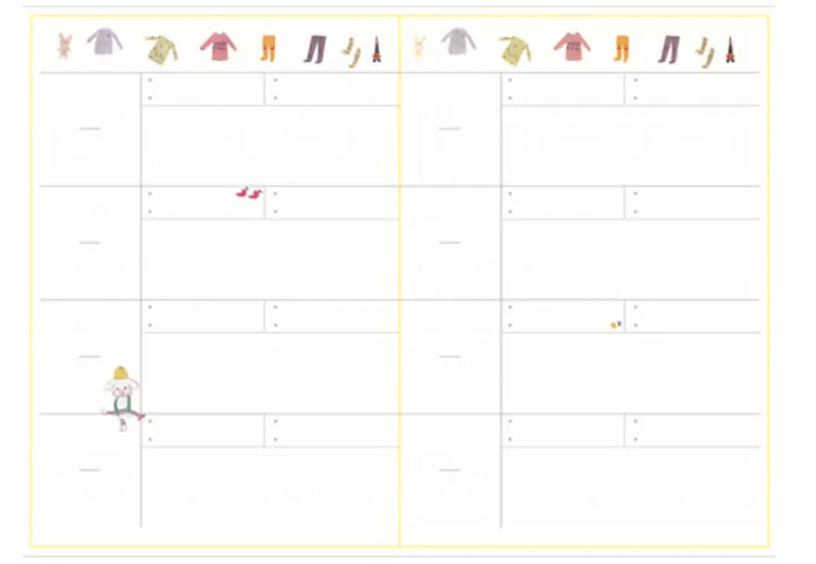 Fromthenon Macaroon кожаный чехол ежемесячный недельный планировщик сладкий блокнот студенческий дневник с расписанием книга цветные страницы школьные принадлежности