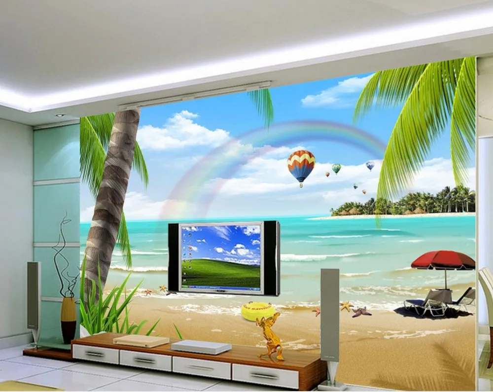 aliexpress : buy fashion beach scenery hd tv backdrop 3d aliexpress : buy fashion beach scenery hd tv backdrop 3d