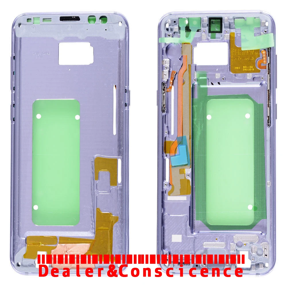 

10PCS Housing Midframe Bezel For Samsung Galaxy S8 Plus G955 SM-G955F LCD Display Middle Frame Chassis Plate Have Gold Pins/spot