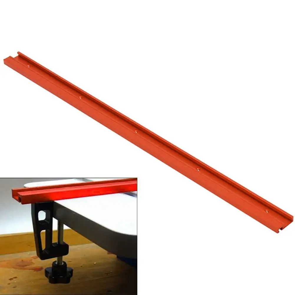 

600mm / 800mm Red Aluminum Alloy T-track Woodworking Standard