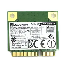 Беспроводной адаптер карта для Azurewave Realtek RTL8821AE 802.11AC 433 Мбит/с WiFi Bluetooth 4,0 Combo AW-CB161H Половина Mini PCI-e