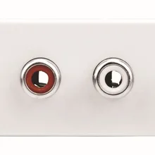 Аксессуар для домашнего кинотеатра, av-модуль стеновой пластины 204, 2 RCA гнездо модуля, модульная настенная облицовочная пластина выхода