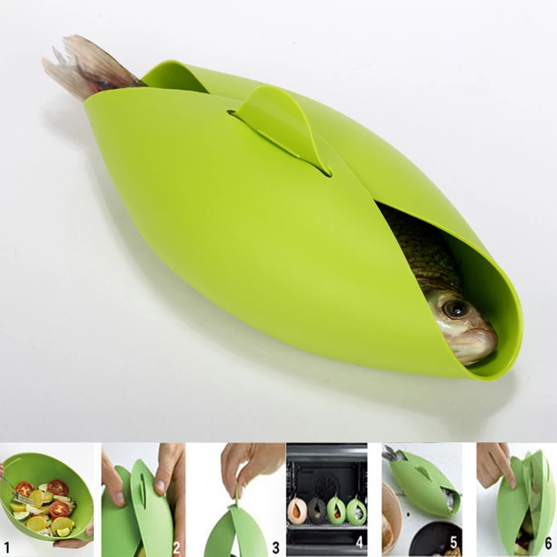 

DoreenBeads New Silicone Vegetable Salad Bowl Folding Microwave Oven Fish Steamer Roaster Bowl Home Kitchen Food Cooking Tools