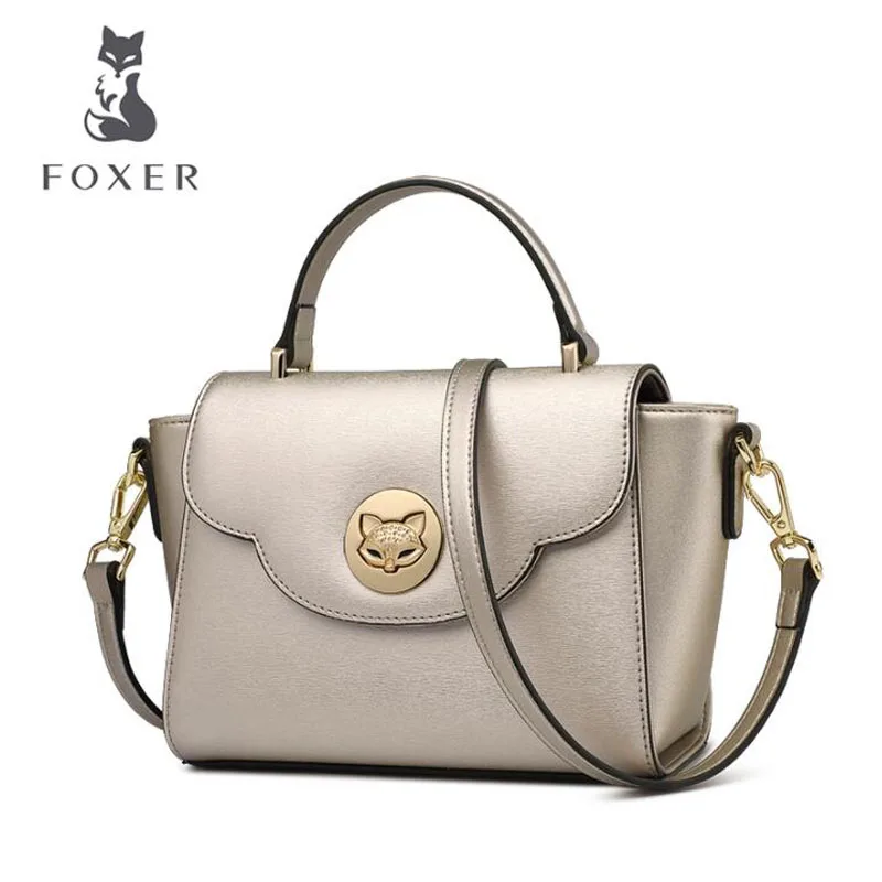 

FOXER brand bags European and American fashion messenger bag 2018 new summer sequin shoulder bag chic personality small square b