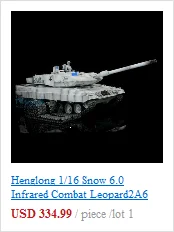 Henglong 1/16 6,0 материнская плата инфракрасный бой пластик Leopard2A6 р/у Танк 3889 Вт/360 револьверная отдача ствола вращения