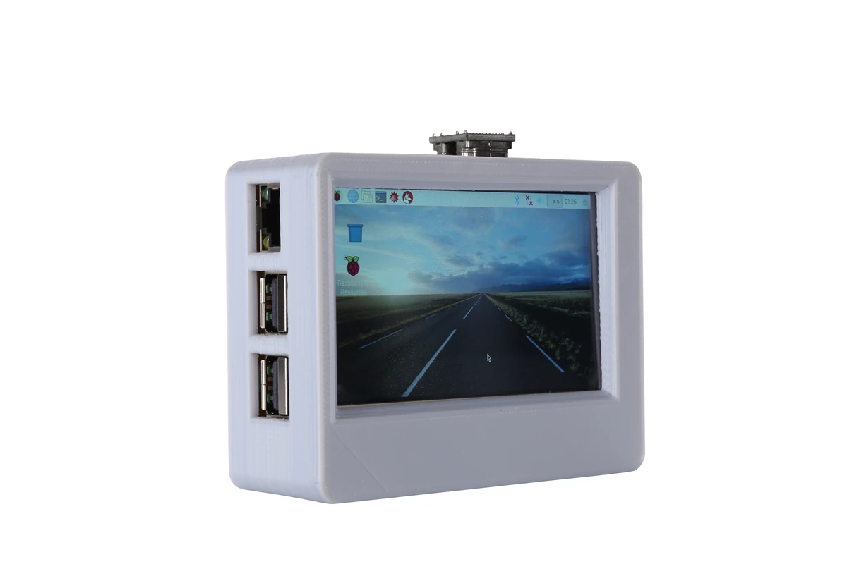 Чехол для Raspberry Pi 3 5 дюйма 800x480 USB HDMI ЖК дисплей сенсорный экран 3D печать с