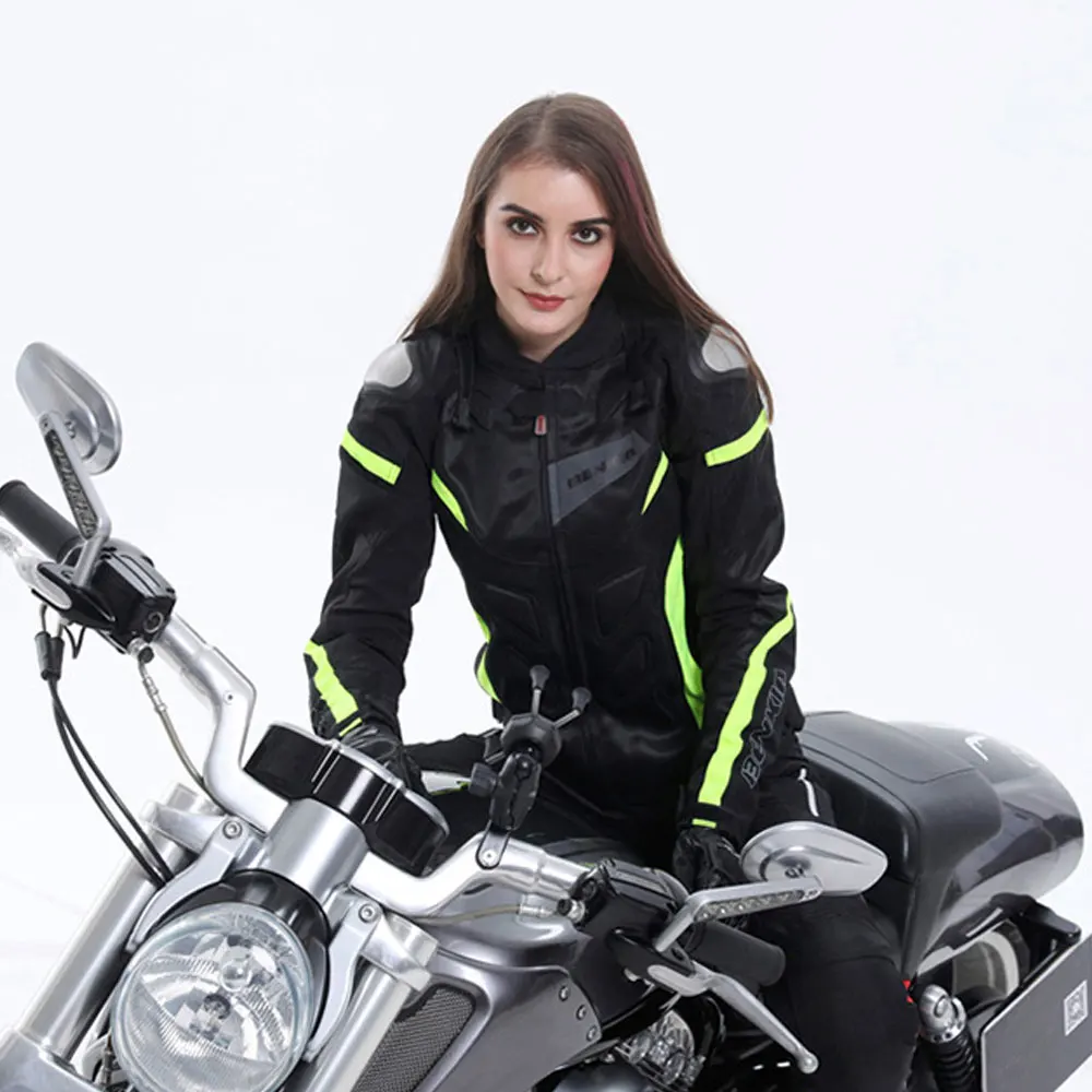 BENKIA Женская мотоциклетная куртка Защитное снаряжение дышащие мотоциклетные гоночные куртки мото куртка мото Femme S-2XL Размер