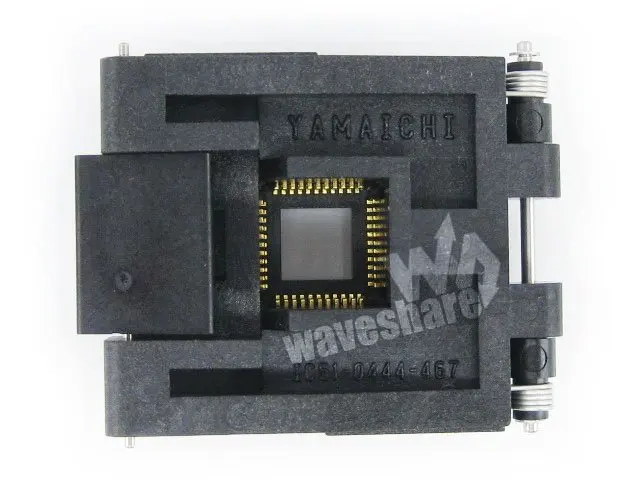 QFP44 TQFP44 FQFP44 PQFP44 IC51-0444-467 Yamaichi QFP IC Test Burn-in Socket Programming Adapter 0.8mm Pitch QFP44 TQFP44 FQFP44 PQFP44 IC51-0444-467 Yamaichi QFP IC Test Burn-in Socket Programming Adapter 0.8mm Pitch