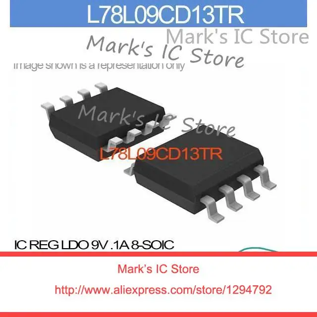 L78L09CD13TR IC REG LDO 9V .1A 8 SOIC L78L09CD13 78L09C L78L09CD ...
