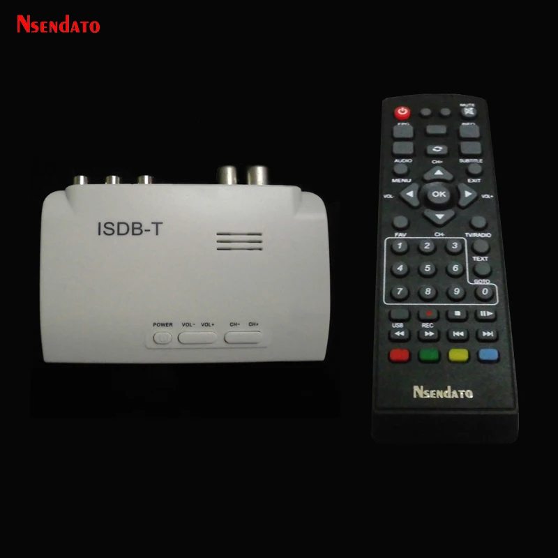 Nsendato цифровой эфирный ISDB-T ISDBT set top tv Box преобразователя Mini HDMI DVB T ТВ тюнер адаптер для ТВ E монитор CRT/ЖК-дисплей