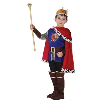 

Halloween costume for kids children Fantasia Infantil Carnival Purim Party fancy dress The King Prince boys child Cosplay