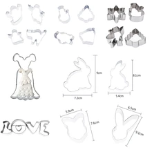 Формочки для печенья из нержавеющей стали Форма для рождественского печенья Пластиковая форма для печенья Свадебная вечеринка