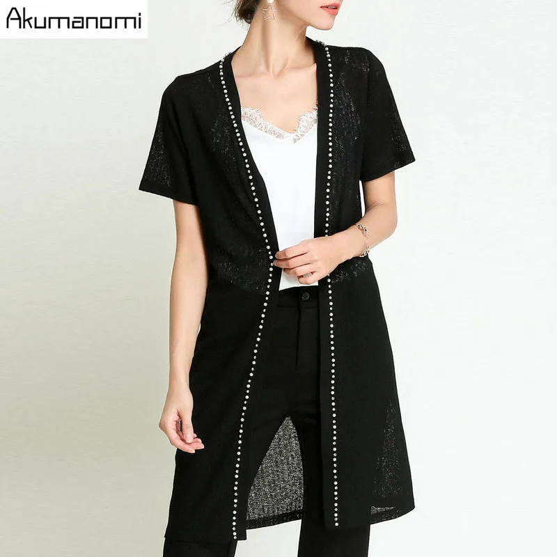 الصيف بلوزة النساء الملابس الديكور الماس الخامس الرقبة قصيرة كم طويل قميص قمم عالية الجودة زائد حجم 5XL 4XL 3XL 2XL XL L M