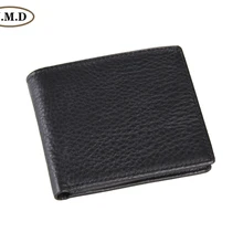 J.M.D Винтажный Мужской кошелек из натуральной кожи с карманом для монет 8063A