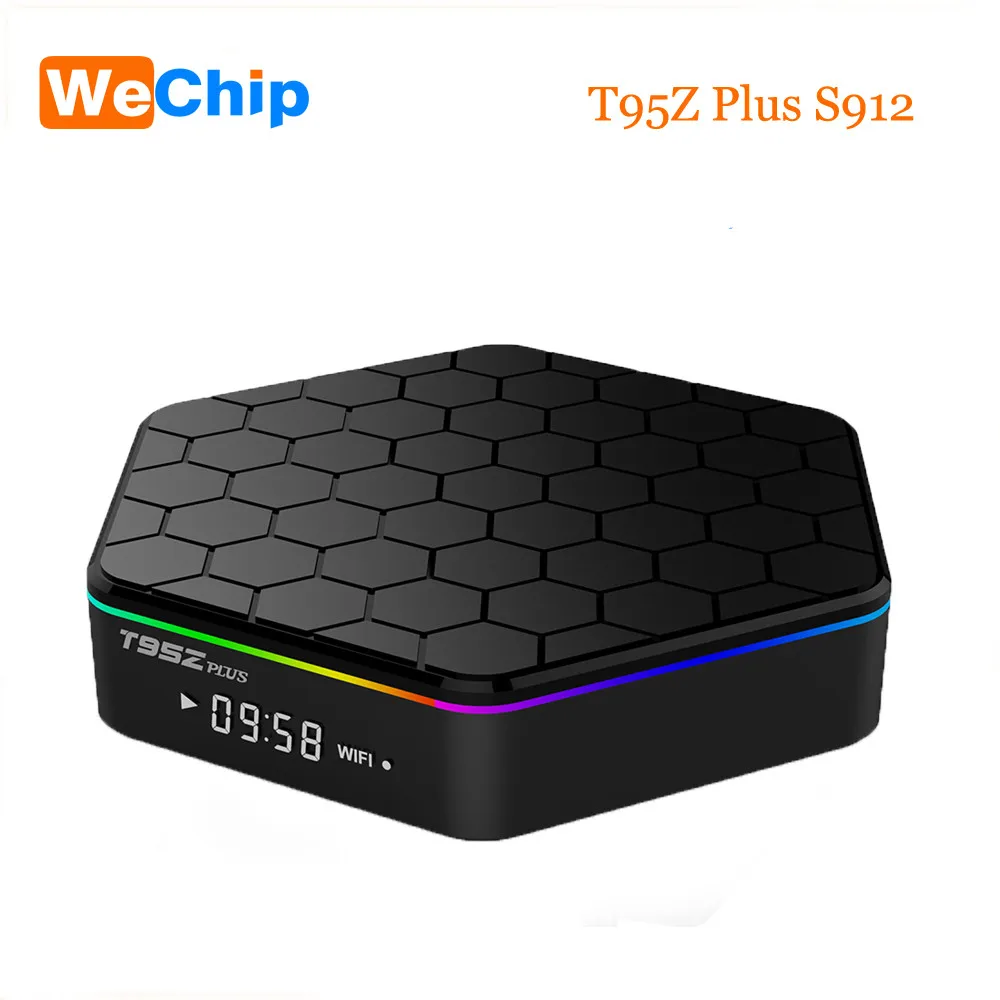 

T95Z Plus 3G+32G Box Android 7.1 TV BOX S912 Octa-core 2.4G+5G Wifi BT4.0 Smart Tv Box Support 4K TV Box T95Z plus Media player