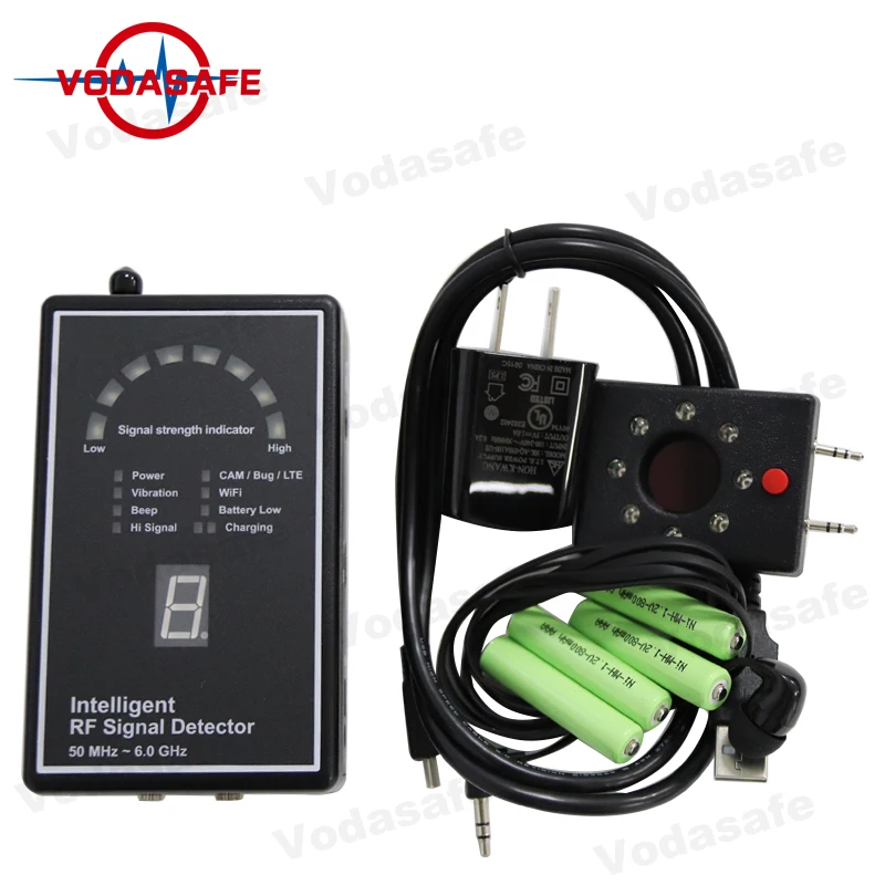 8LED Indicating Spy Camera Detector/ 50MHz-6GHz Wireless Signal Detecting