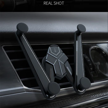 

100pcs Gravity Car Air Vent Universal Adjustable Car Mount Clip Auto Lock Cell Phone Holder Universal For Smart Mobile Cellphone