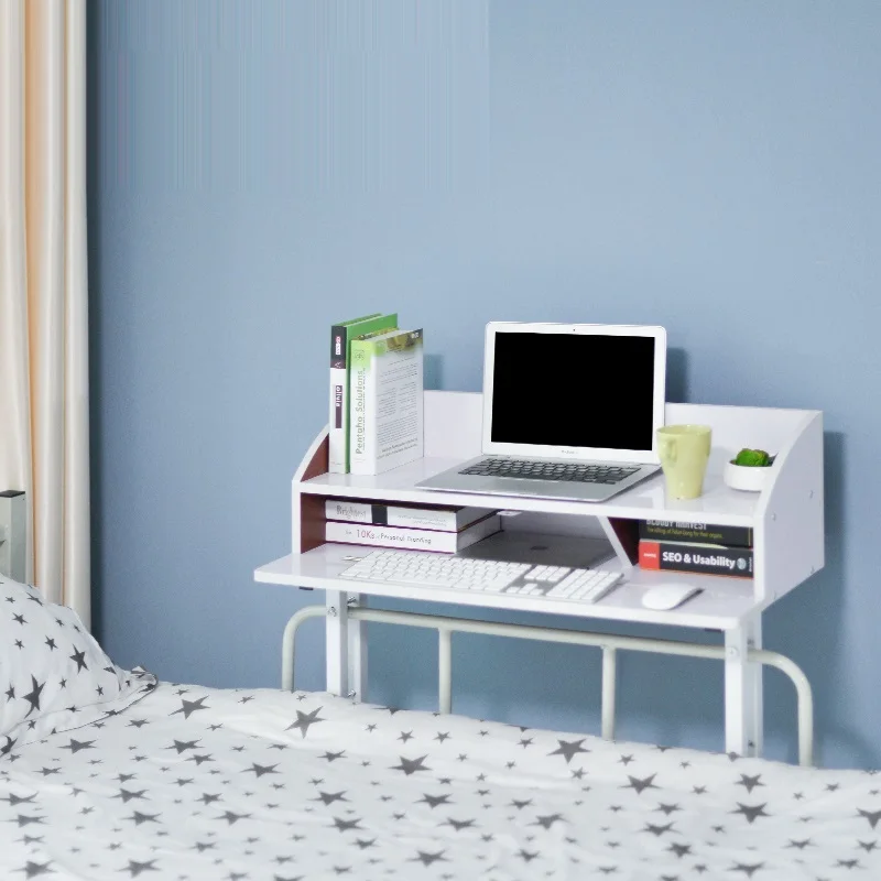 Подставка для ноутбука, маленькая кровать, поднос, офисная мебель, стоячий, scrivana Ufficio, регулируемый, для ноутбука, настольная, для учебы, компьютерный стол - Цвет: MODEL O
