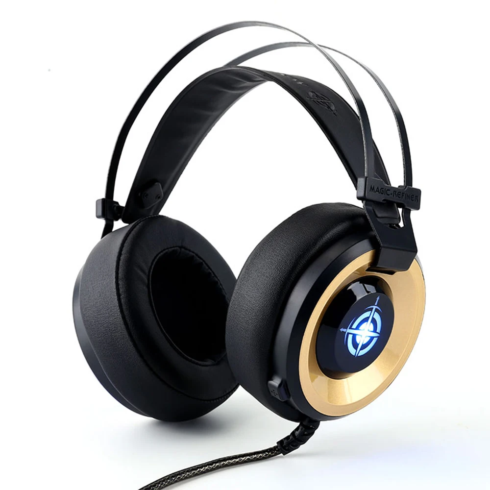 

MV1 Game Headphone Hifi Computer Headset Soundtrack 3D Stereo Surround Noise Reduction Headphones 3.5 Interface Earphones