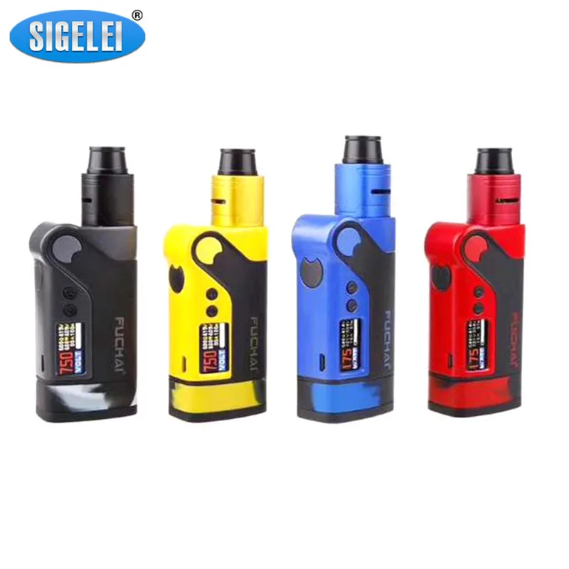 

Original Sigelei Fuchai Vcigo K2 Kit Electronic Cigarette Kit Box Mod Kit 175w Mod Zinc alloy Vape Box Mod Kit