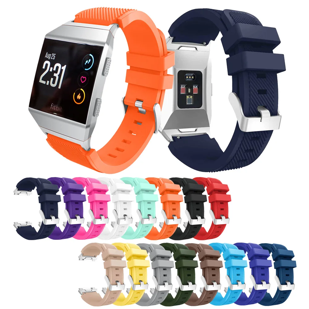 Сменные ленты, совместимые с Fitbit Ionic, Классические Сменные аксессуары, Саржевые браслеты, совместимые с Fitbit Ionic Watch