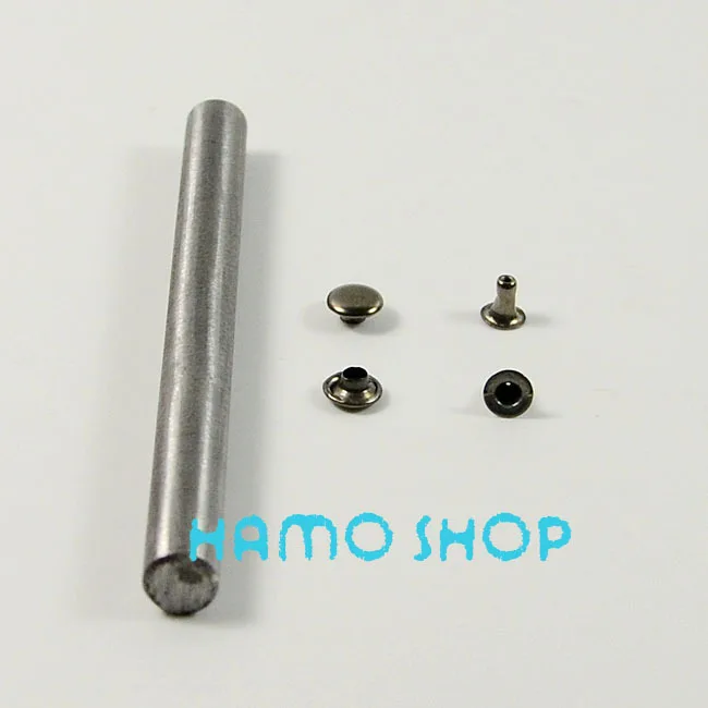 10pcs 9.5x6mm Silver Screwback Rapid Rivets Studs Punk For Bag Shoes Bracelet