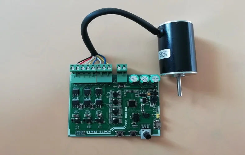 Бесщеточный моторный эксперимент модуль доска вок исходный код stm32f103C8T6
