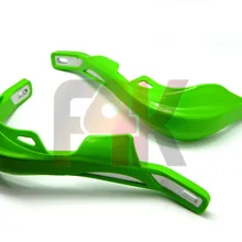 7/" мотоцикл руль зеленая кисть ручной охранники Pro конус для Kawasaki Klr Kx Klx 125 250 450 650 грязеотталкивающий велосипед