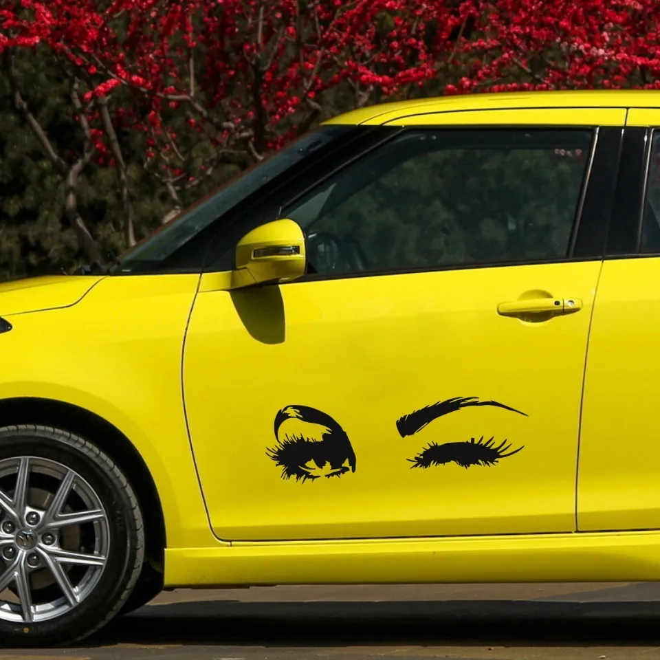 Cunymagos Eyes Beauty Salon Fashion Vinyl Car Sticker Creative Car Body Window Wall Decal Stickers Funny Car Styling 18.16 (6)