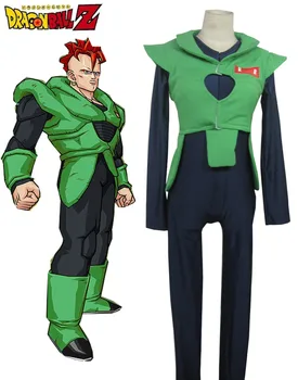 

Can be tailored Anime Dragon Ball Cosplay Man Woman Halloween Cos ANDROID #16 Cosplay Costume S-3XL