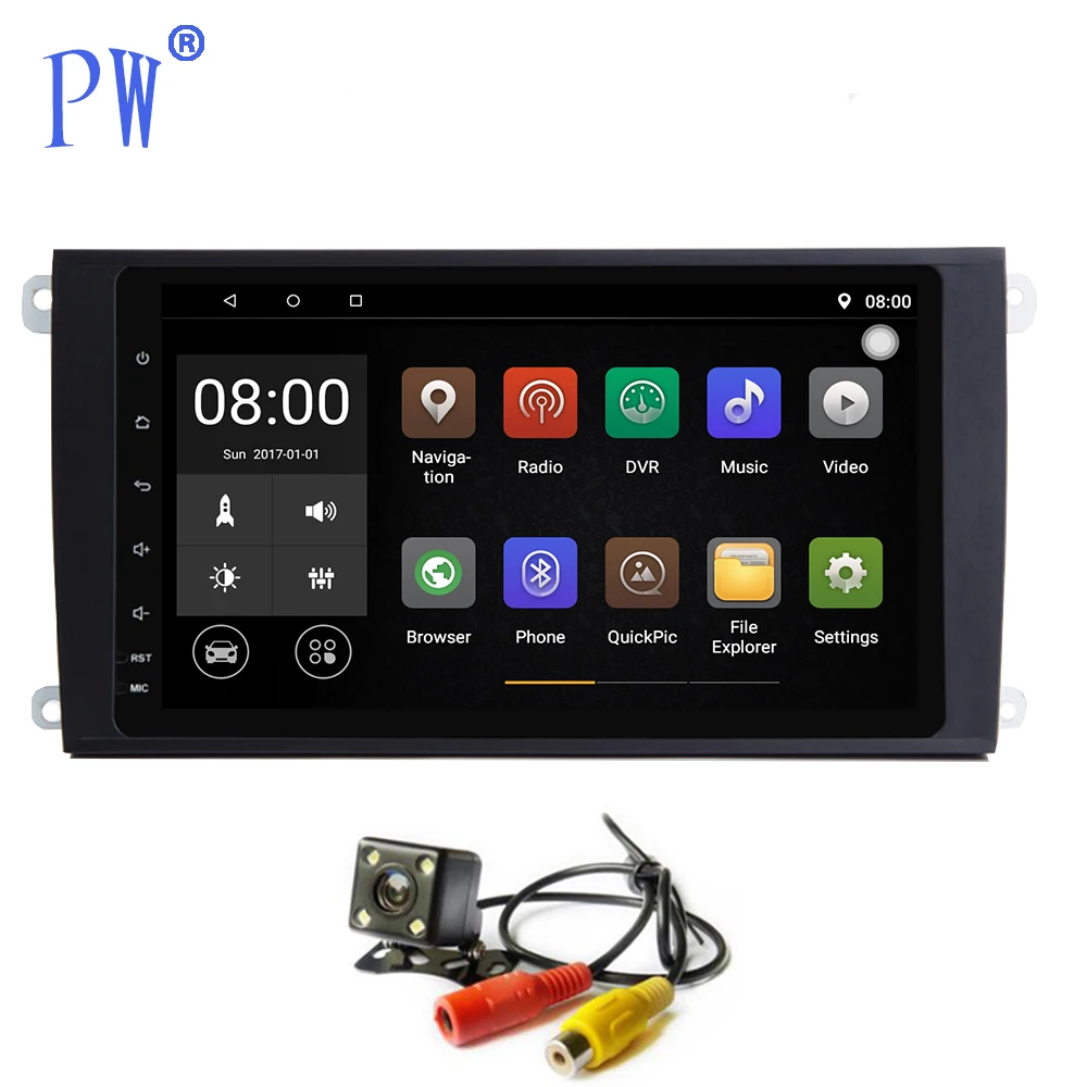 

9 Inch Android 7.1/8.0 Car Radio Player GPS Navi for Porsche Cayenne 2003-2010 Stereo Car Autoradio Head Unit WIFI BT Navigation