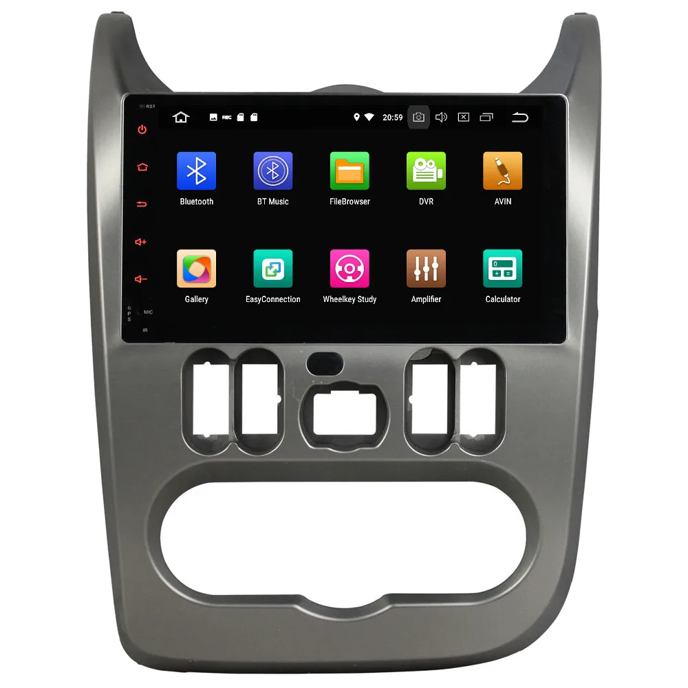 Perfect KLYDE 9" IPS 4G Android 8.0 Octa Core 4GB RAM 32GB ROM RDS Car DVD Player Radio For Renault Dacia Duster Logan Sandero 2015 2016 1