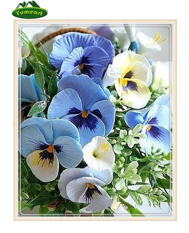 Маленький цветок оптовая продажа алмазная картина сделай сам бабочки цветы