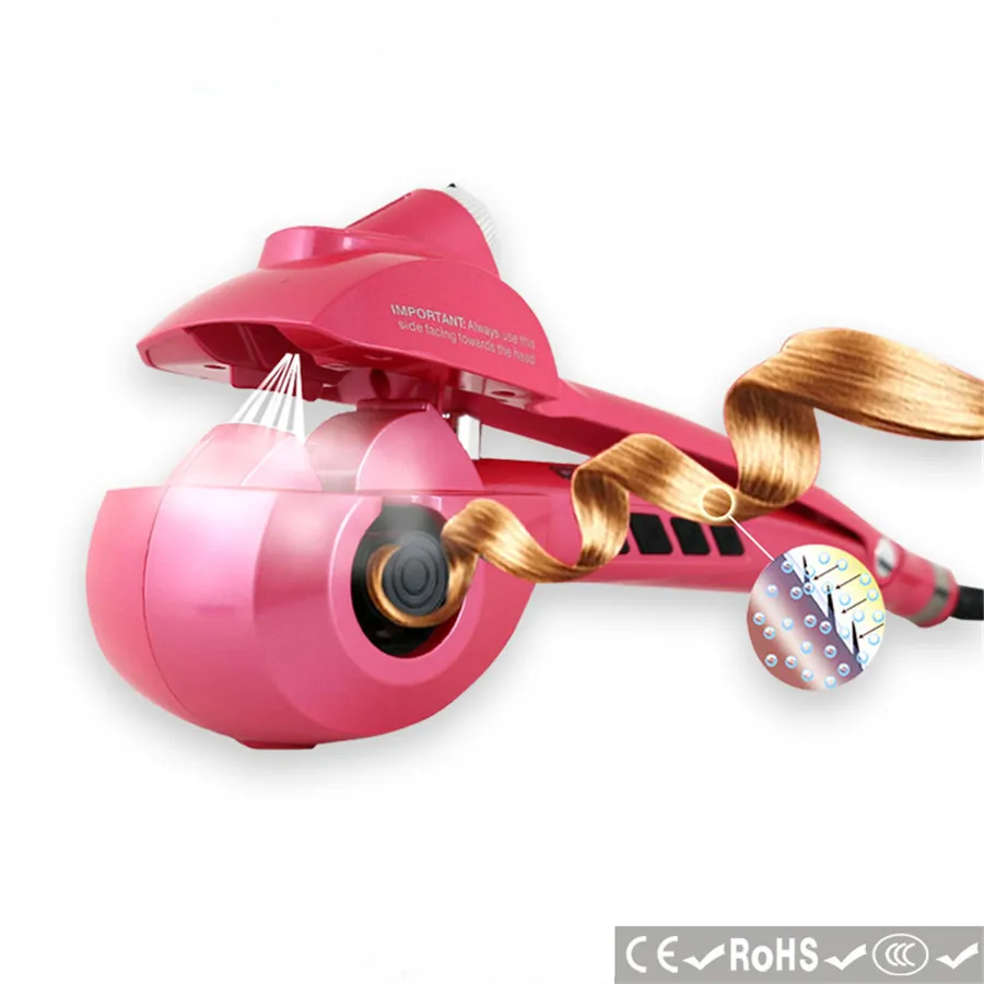 High Quality Auto Hair Curler With Steam Spray Hair Care Styling Tools