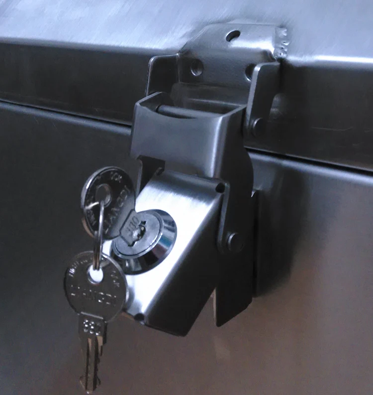 

stainless steel lock side box tool case lock bag part hardware Motorcycle Aluminum alloy trunk fixed buckle diy handmade