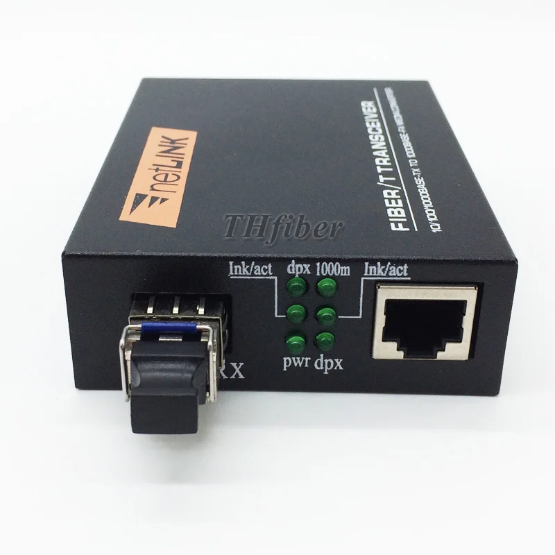 

Gigabit HTB-GS-03 optical transceiver single mode fiber converterLC SFP Port with SFP LC module 25km