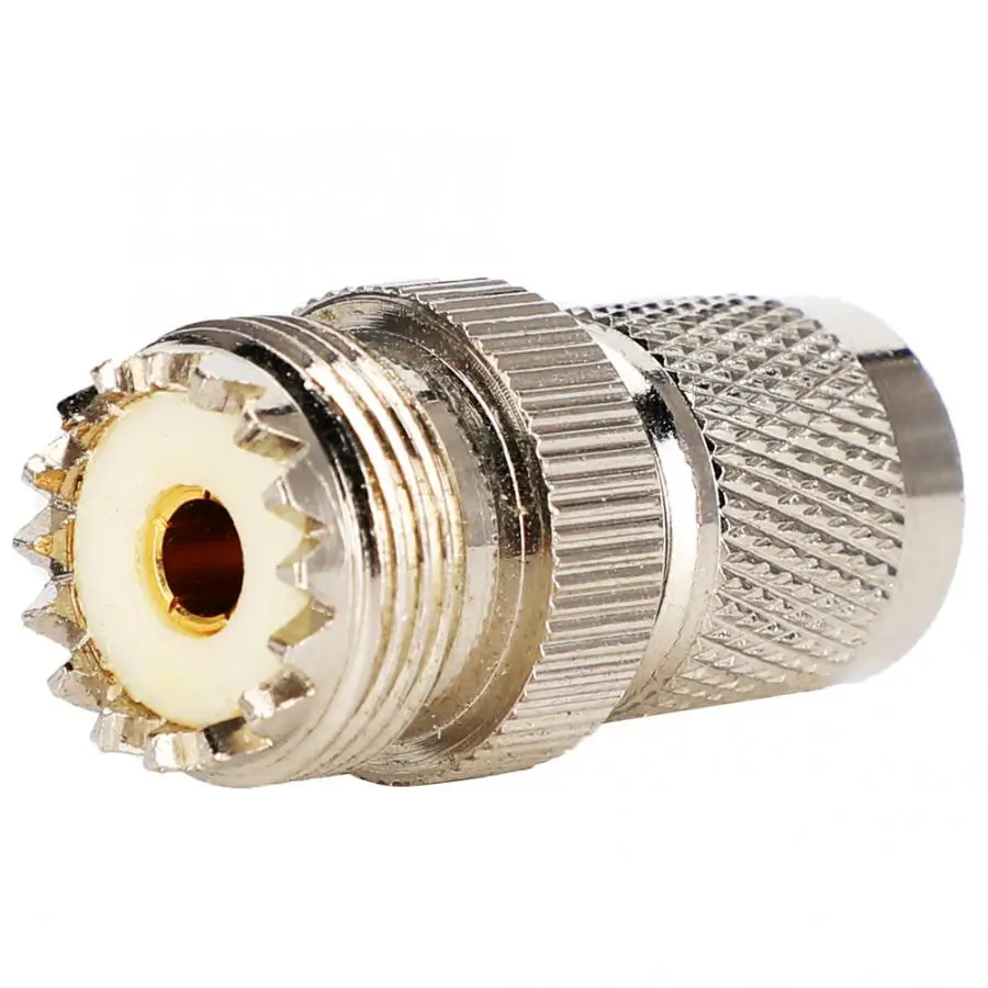 2pcs TNC Male to UHF Female RF Coaxial Connector Adapter Converter