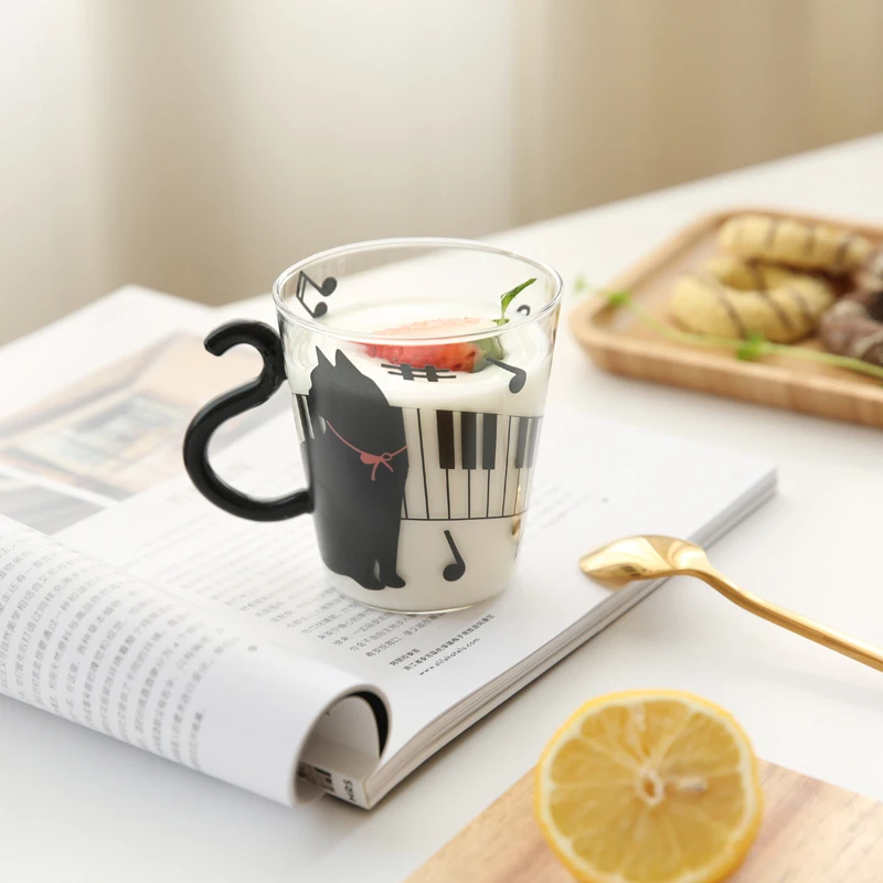 Tazas divertidas чашки и кружки caneca criativa красивая кружка кофейная чашка taza gato ceramica creativas пара кошка молоко 250 мл тумблера