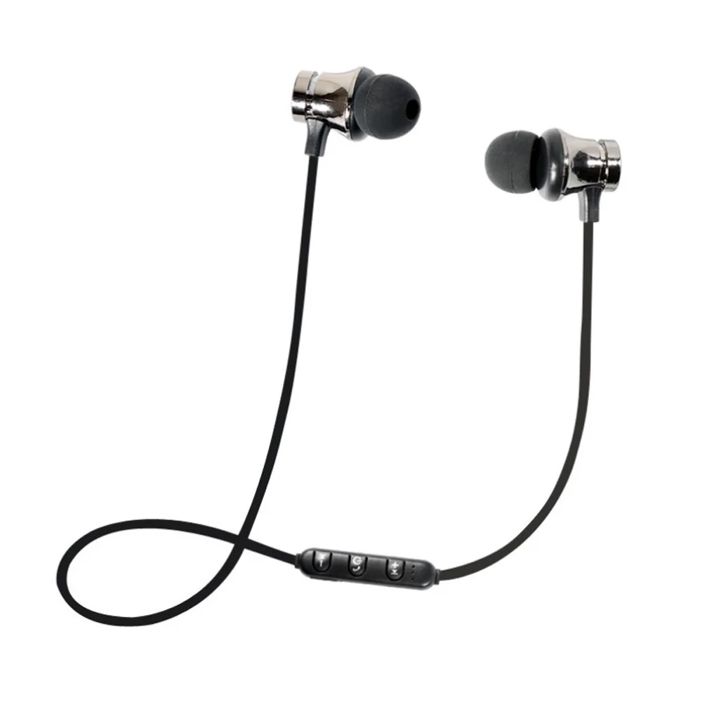 Беспроводные наушники, Bluetooth наушники, Спортивная гарнитура Fone de ouvido для iPhone, samsung, Xiaomi, Ecouteur, Auriculares - Цвет: Серебристый