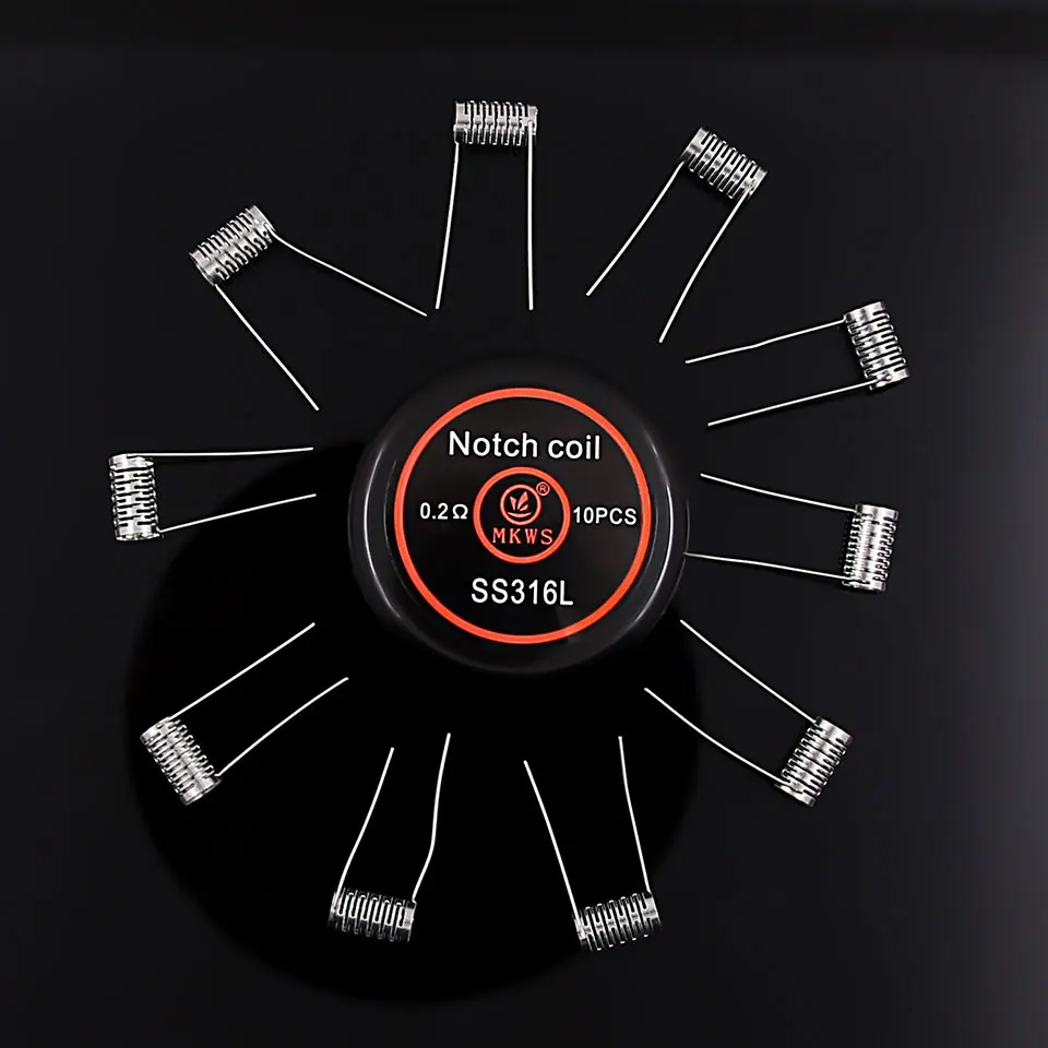Notch coil ss316l 0.2ohm