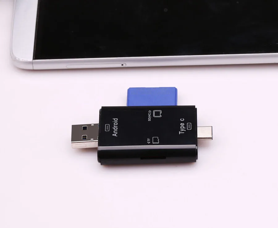 3in1 Micro Тип usb C TF SD Card Reader для MACBOOK Andriod телефон PC OTG Картридер для samsung s5 s6 s7 edge S8 S9 LG G5 G6