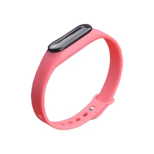 Yuntab 0.69 «oled Сенсорный экран C6 Смарт часы носимых Спортивные оригинальный браслет сна Мониторы браслет активных трекер (розовый)