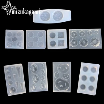 

1pcs UV Resin Jewelry Liquid Silicone Mold Simulation Sweetmeats Resin Charms Molds For DIY Intersperse Decorate Making Jewelry